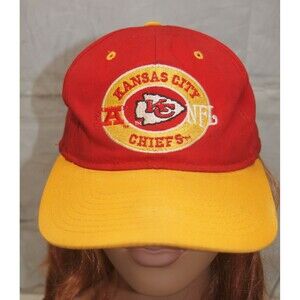 VINTAGE Kansas City Chiefs NFL SnapBack Hat ANNCO Rare Style from 80's Unisex